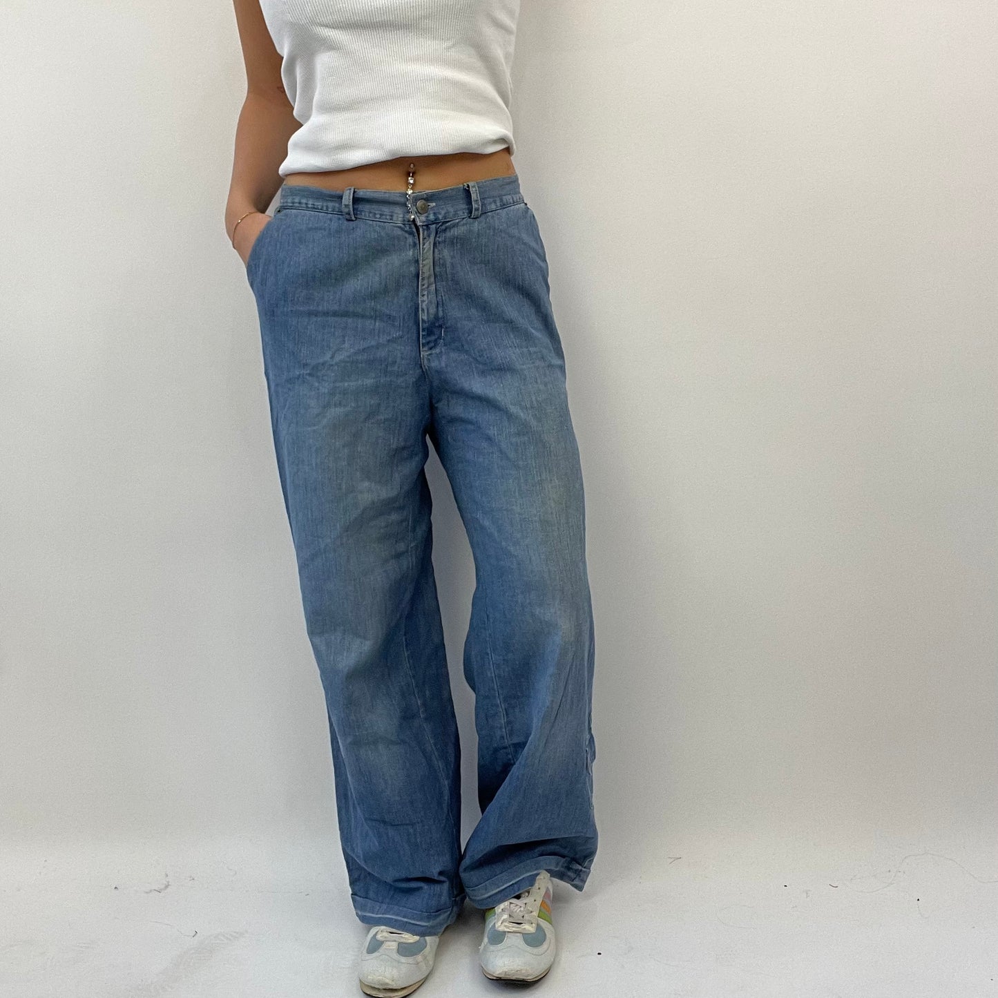 BEST PICKS | small denim wide leg jeans