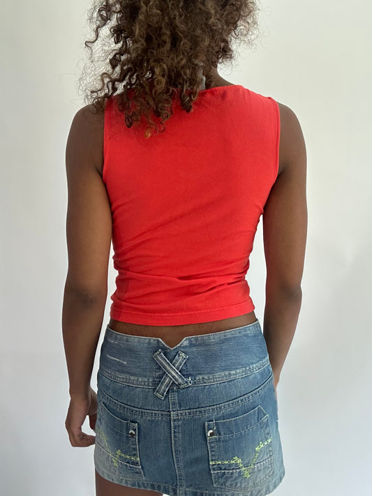 wag drop | small orange adidas Vestidos de frente feminino