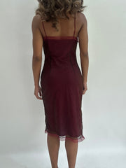 wedding guest drop | Pequeno vermelho kookai Vestido de Midi Overlay