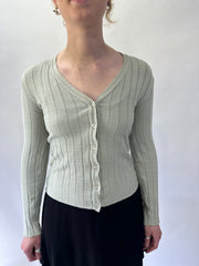 devil wears prada | taille: S · couleur: vert · article: haut · détails: manches longues + kookai