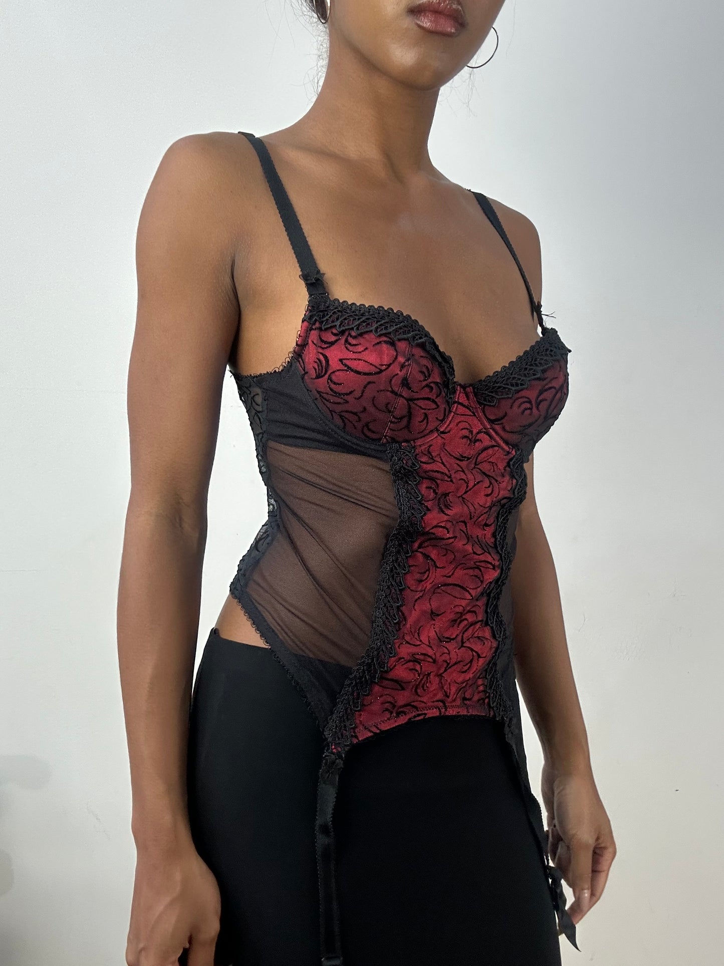 BEST PICKS | small black and red corset top
