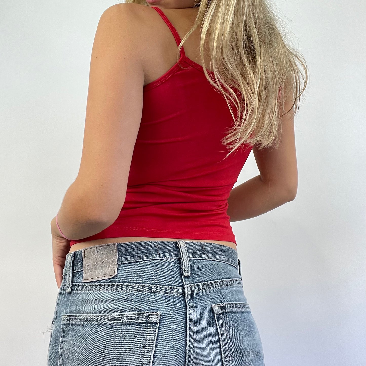 💻 GRUNGE COQUETTE DROP | small red cami top