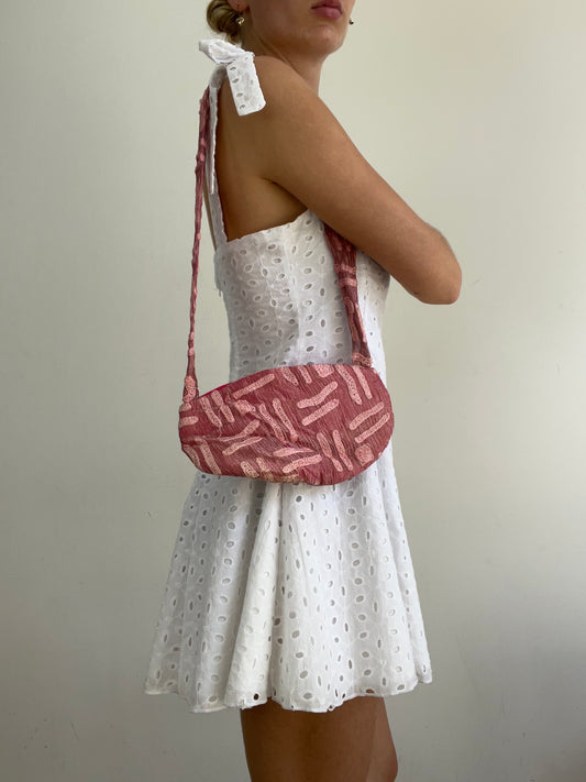 💻‼️ pink patterned shoulder bag