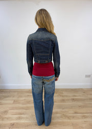 small cropped denim jacket