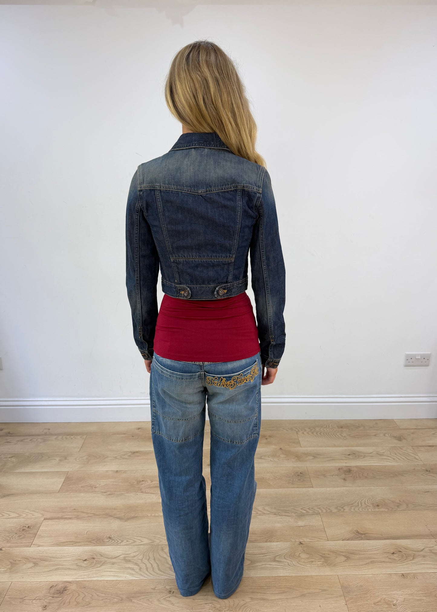 small cropped denim jacket
