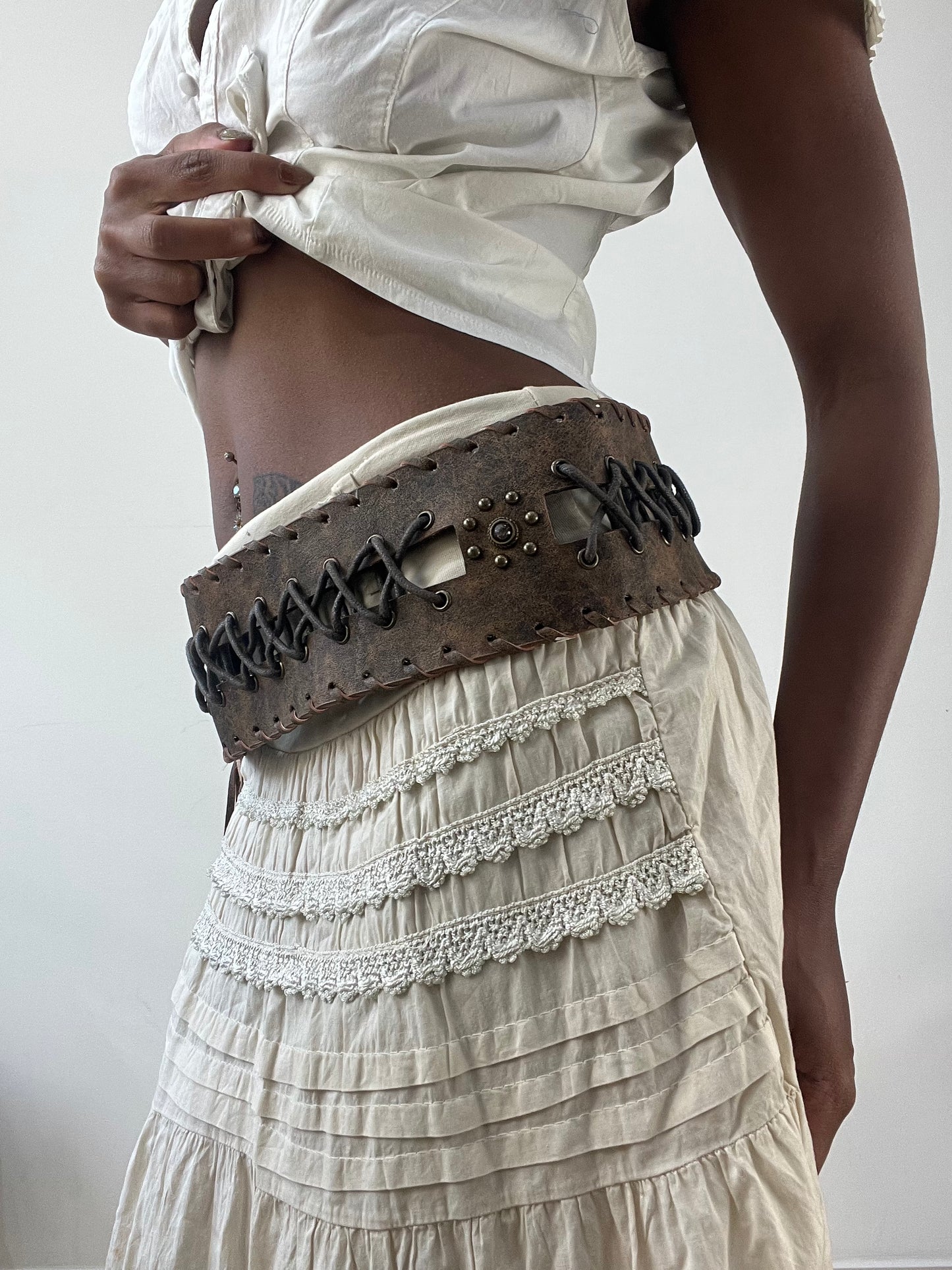 BEST PICKS | oversized brown belt with tassel detail