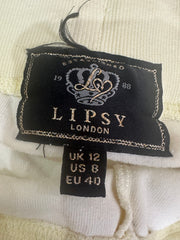 BEST PICKS | S码 黄色 lipsy 天鹅绒 运动裤
