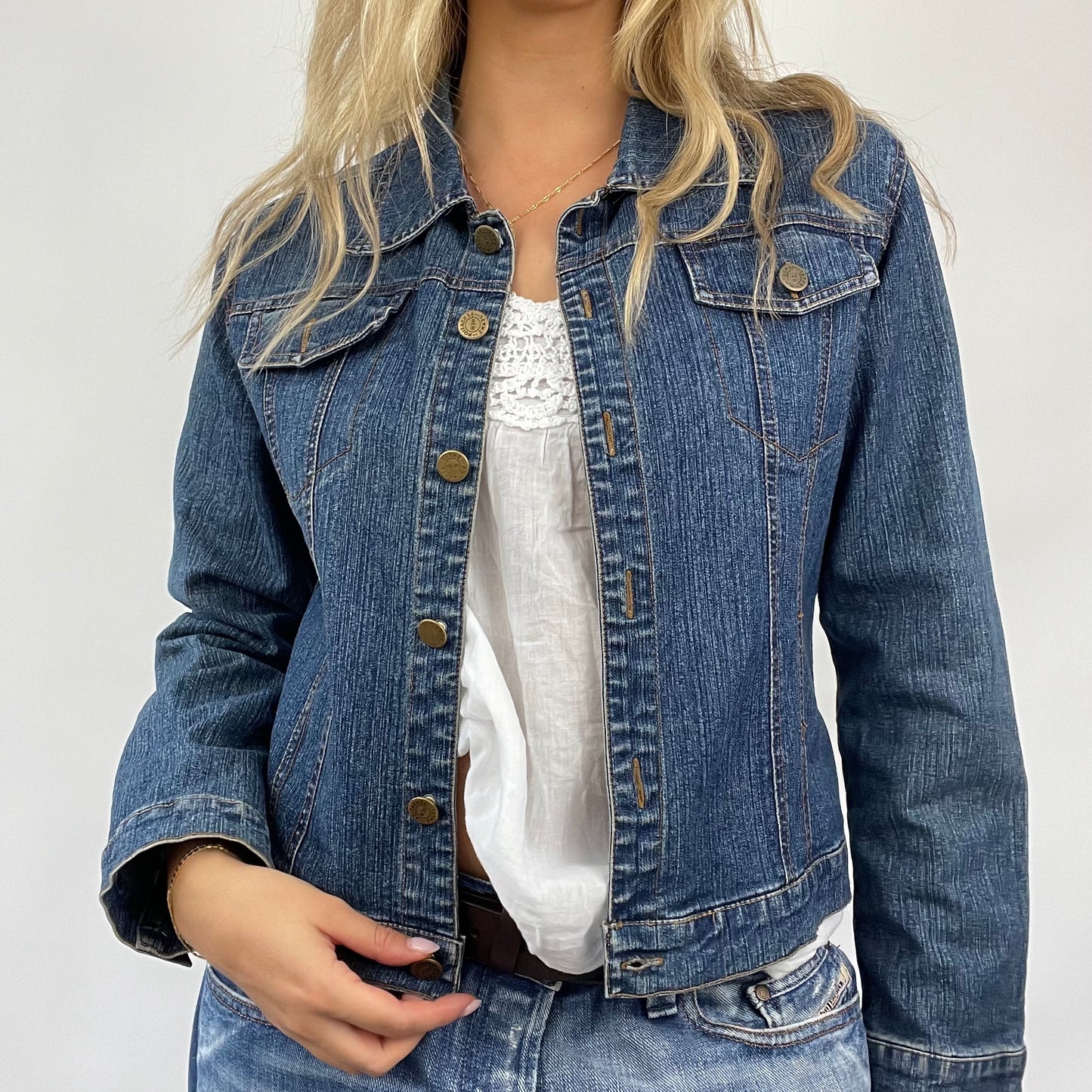 COASTAL GRANDMA DROP | small denim jacket