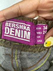 BEST PICKS | small blue old berskha distressed denim mini shorts