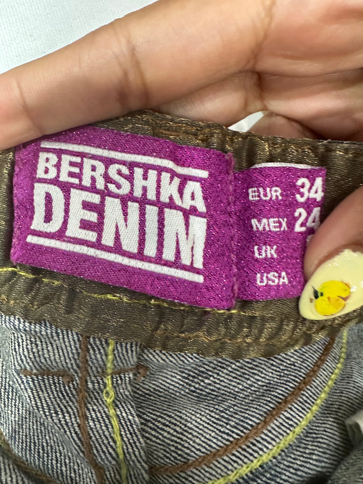 BEST PICKS | small blue old berskha distressed denim mini shorts