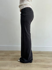 ‼️ | grey straight leg trousers