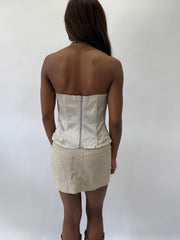 western edit | taille: M · couleur: beige · article: corset · détails: ceinturé