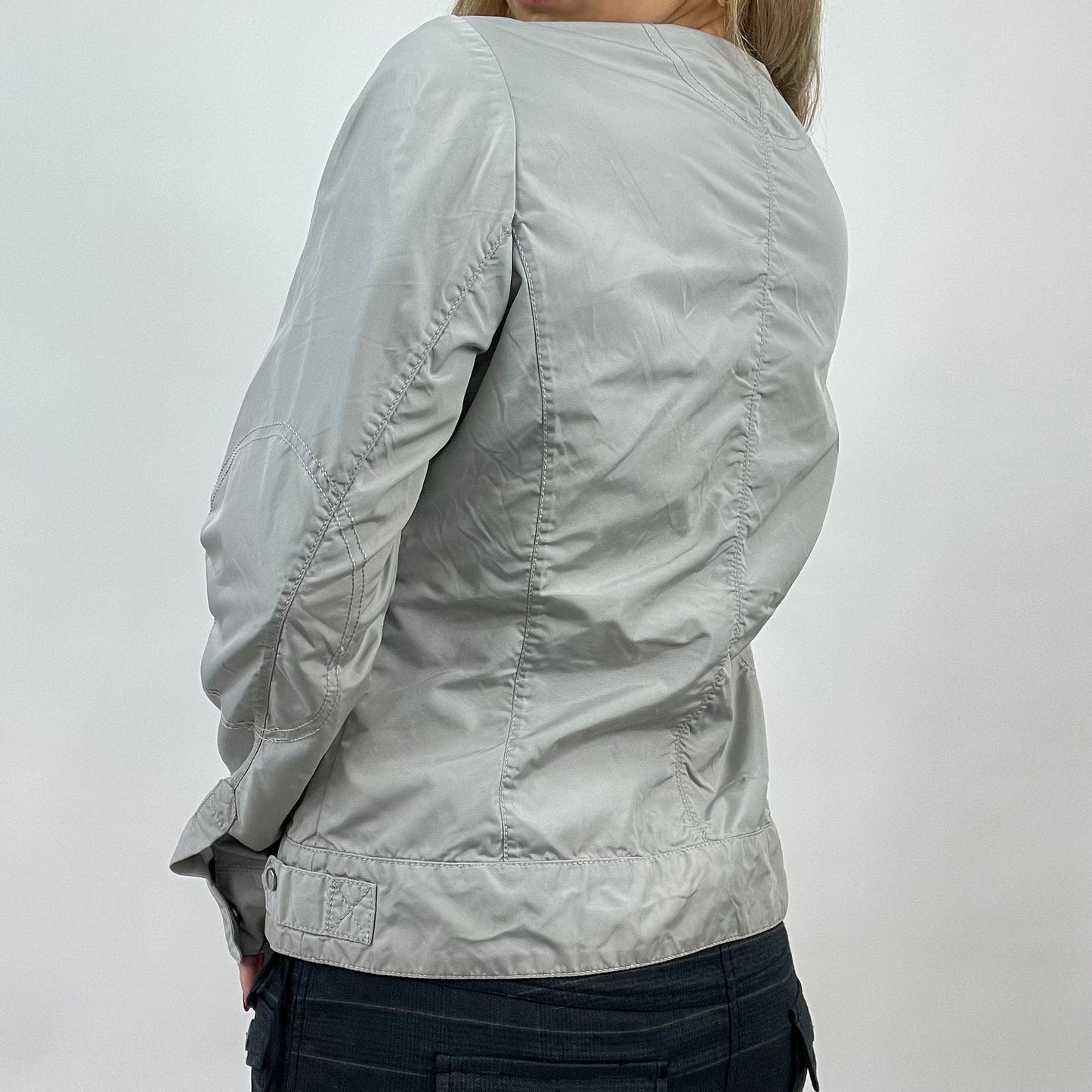 CORPCORE DROP | small grey motorbike style jacket