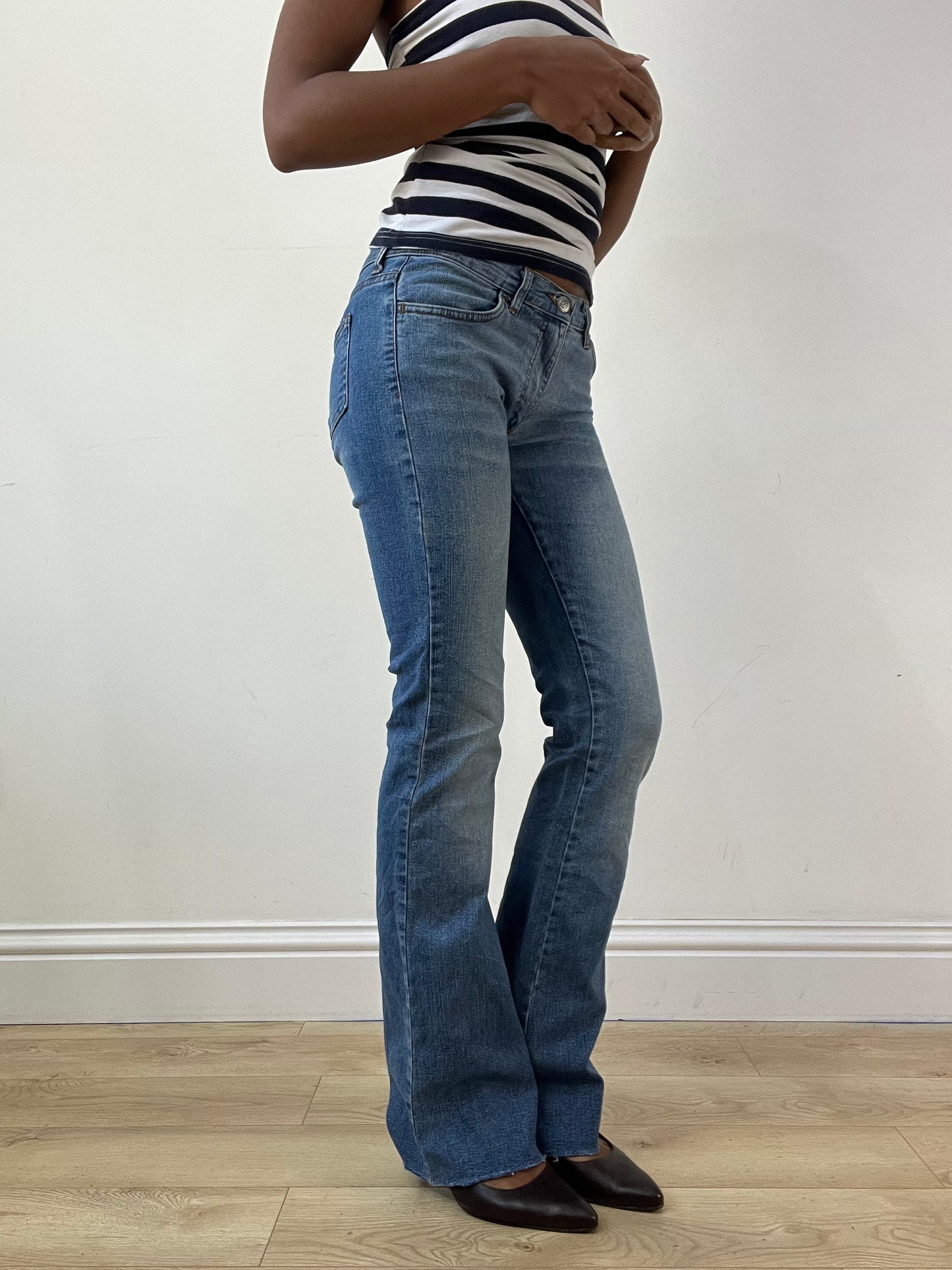 BEST PICKS | small blue only denim bootcut jeans