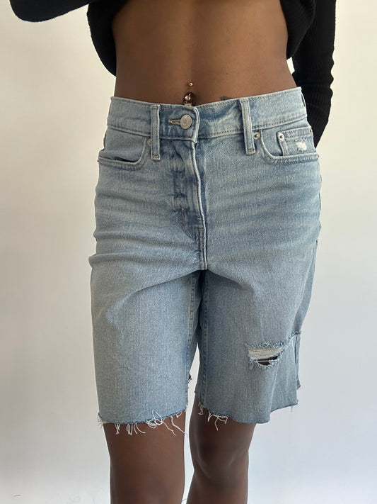 beach drop | extra small blue calvin klein denim shorts