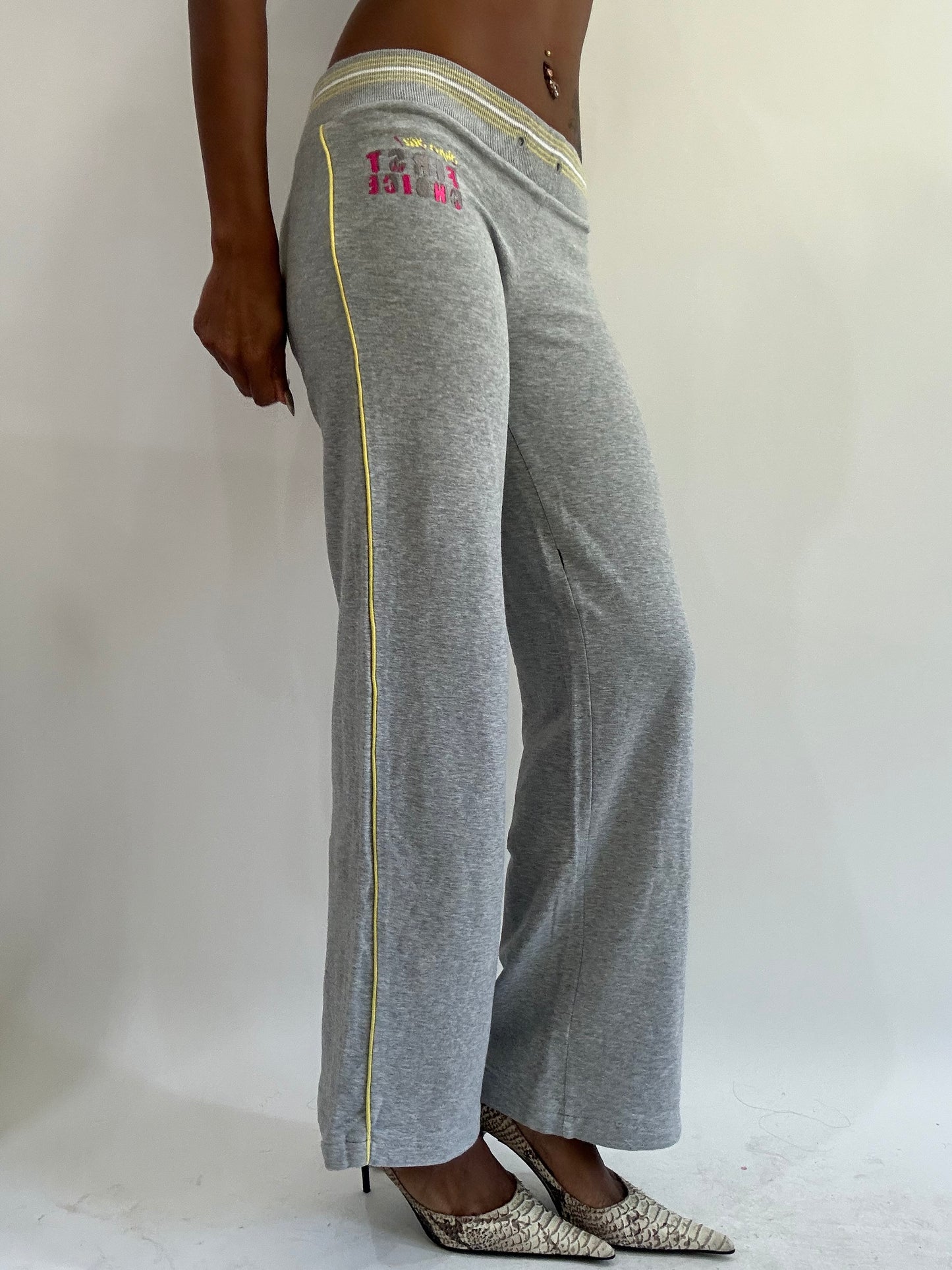 wag drop | small grey fitted sweatpants