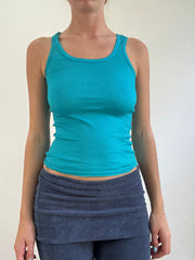 💻‼️ small blue ribbed vest