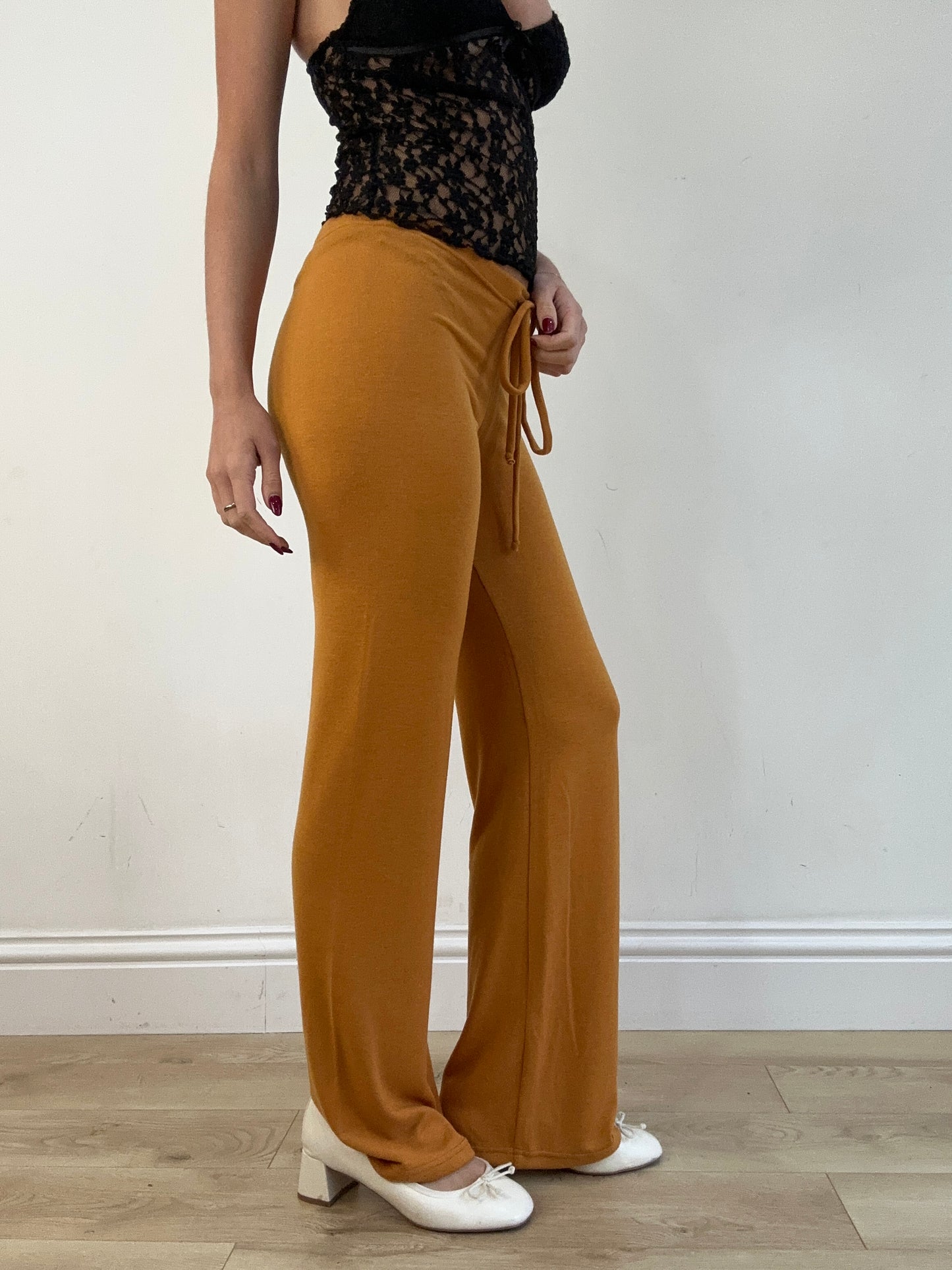 #292 SAMPLE SALE | large margot trousers in burnt orange