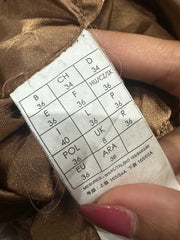 BEST PICKS | S码 棕色 拉链 皮革外套