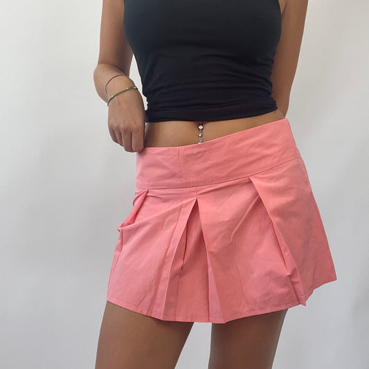 💚 💻 OLIVIA RODRIGO DROP | small pink pleated mini skirt