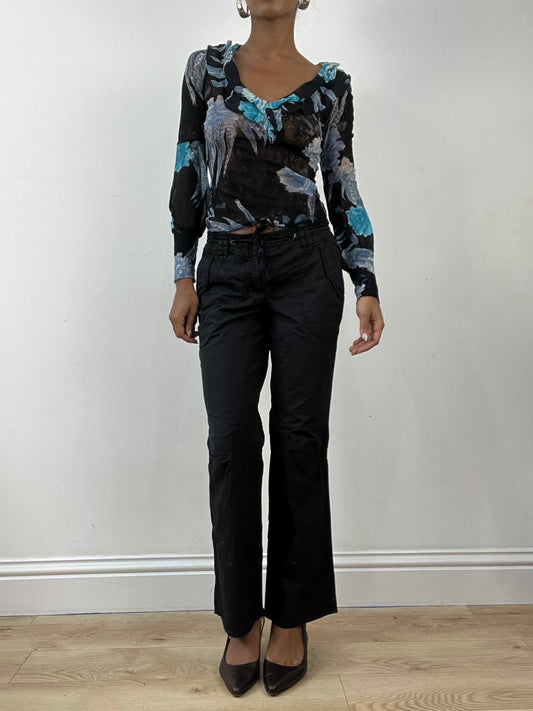 BEST PICKS | small black espirit cargo trousers