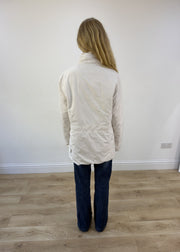 medium moncler cream coat