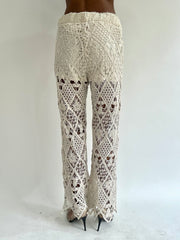 BEST PICKS | small white old zara crochet trousers