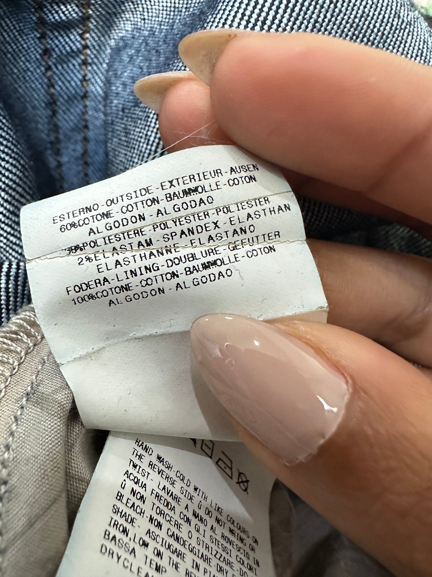 vintage edit eighteen | small blue denim galliano jeans with diamanté lettering