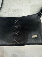 vintage edit thirty-four | black faux leather handbag