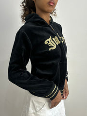 athleisure edit | small/medium black juicy couture JACQUETAS DE VELOR