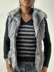 BEST PICKS | small grey faux fur gilet