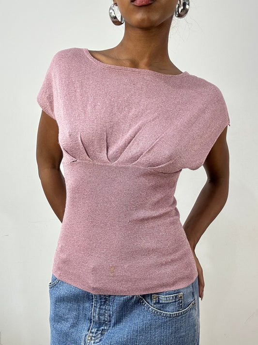 BEST PICKS | small pink orsay fitted short sleeve top