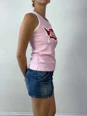 💻‼️ super cute pink and red von dutch vest