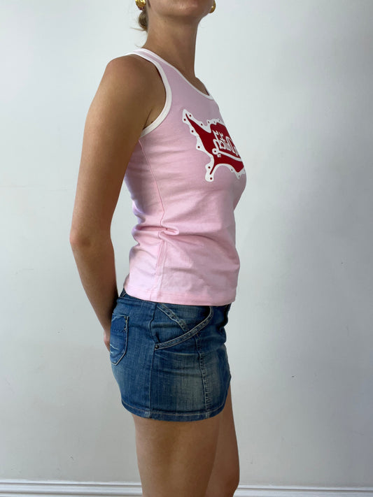 💻‼️ super cute pink and red von dutch vest