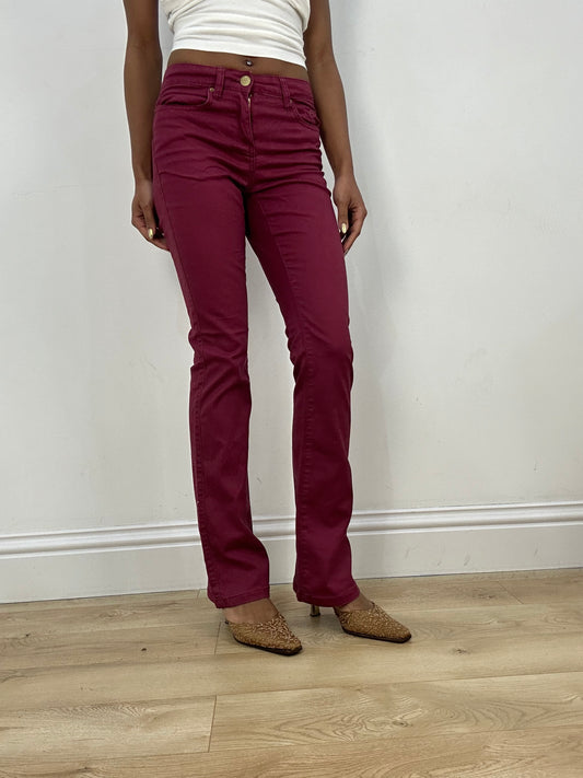 💻BEST PICKS | small burgundy red jeans