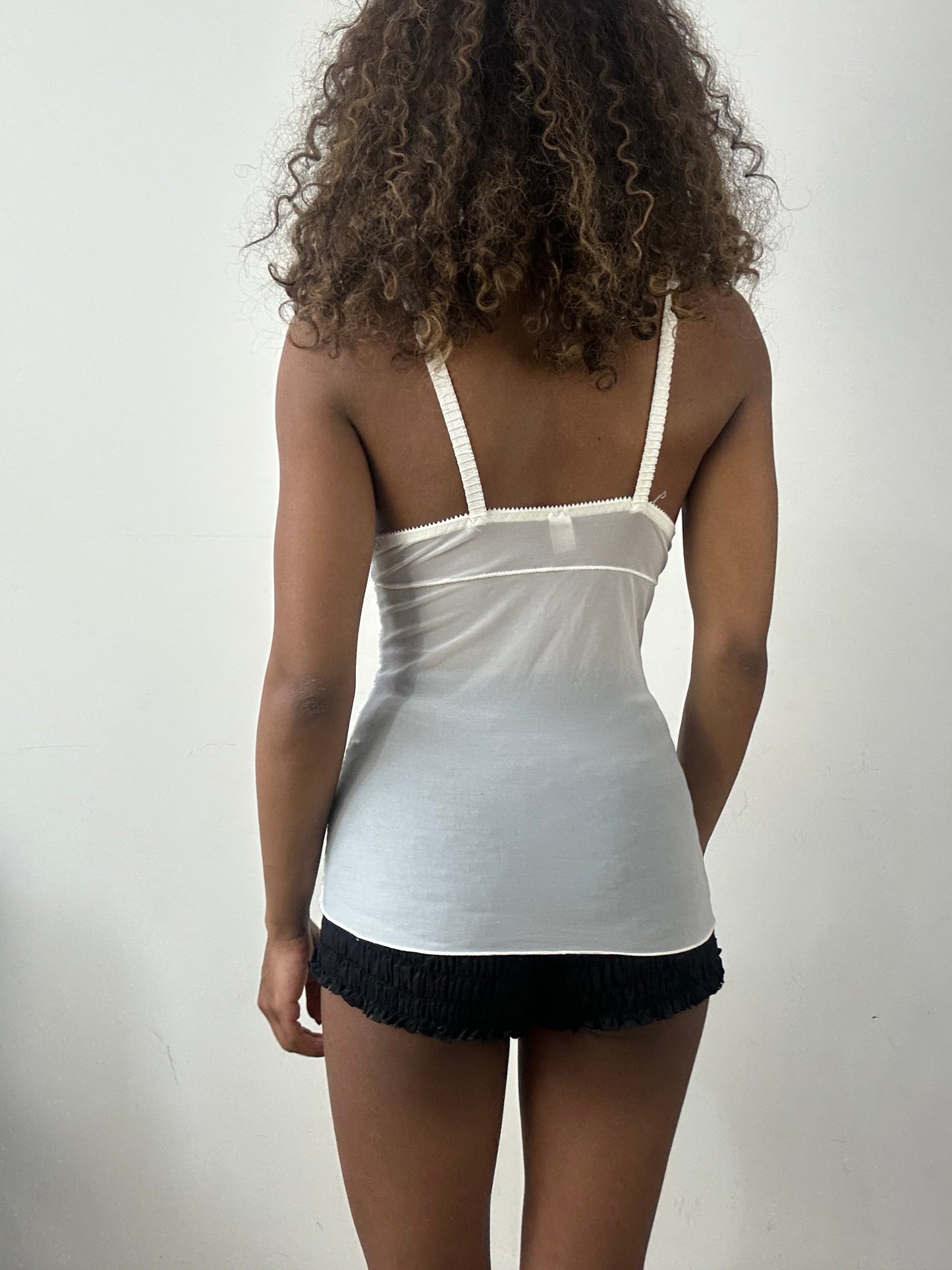 vintage edit: valentine’s day | small white lace vest corset top