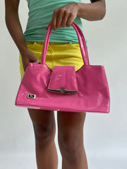 zara larsson drop | bolso de hombro de mini hebilla rosa