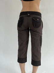 ‼️ | dark chocolate pocket detail style shorts