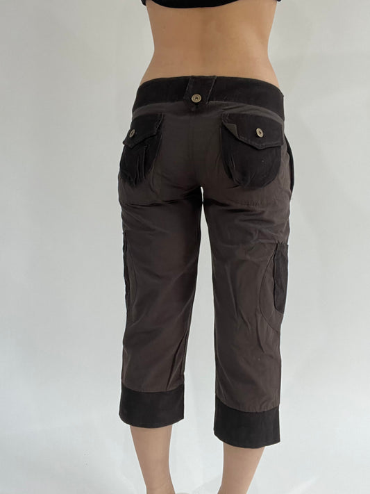 ‼️ | dark chocolate pocket detail style shorts