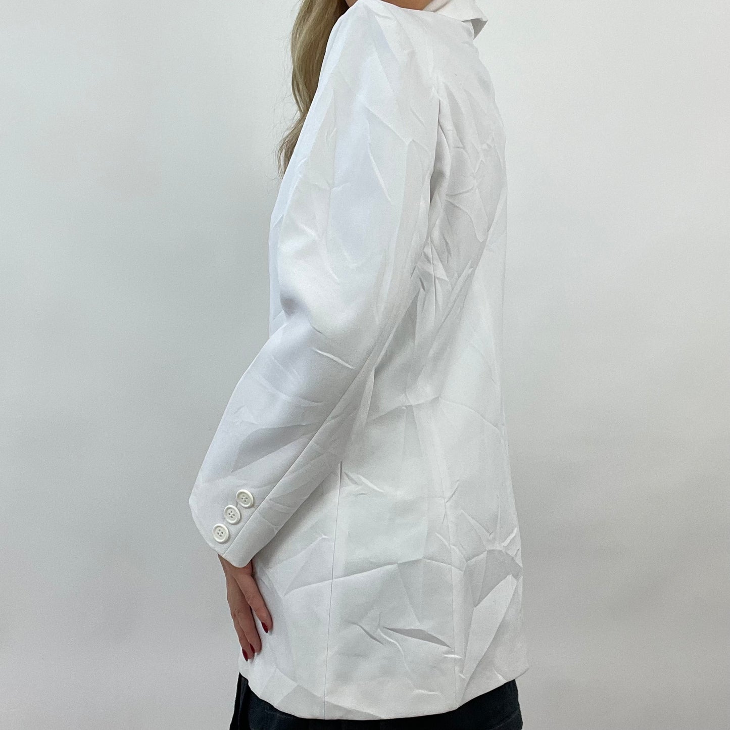 💚 CORPCORE DROP | large white pimkie blazer jacket