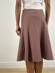 vintage edit fifteen | extra small pink orsay midi skirt