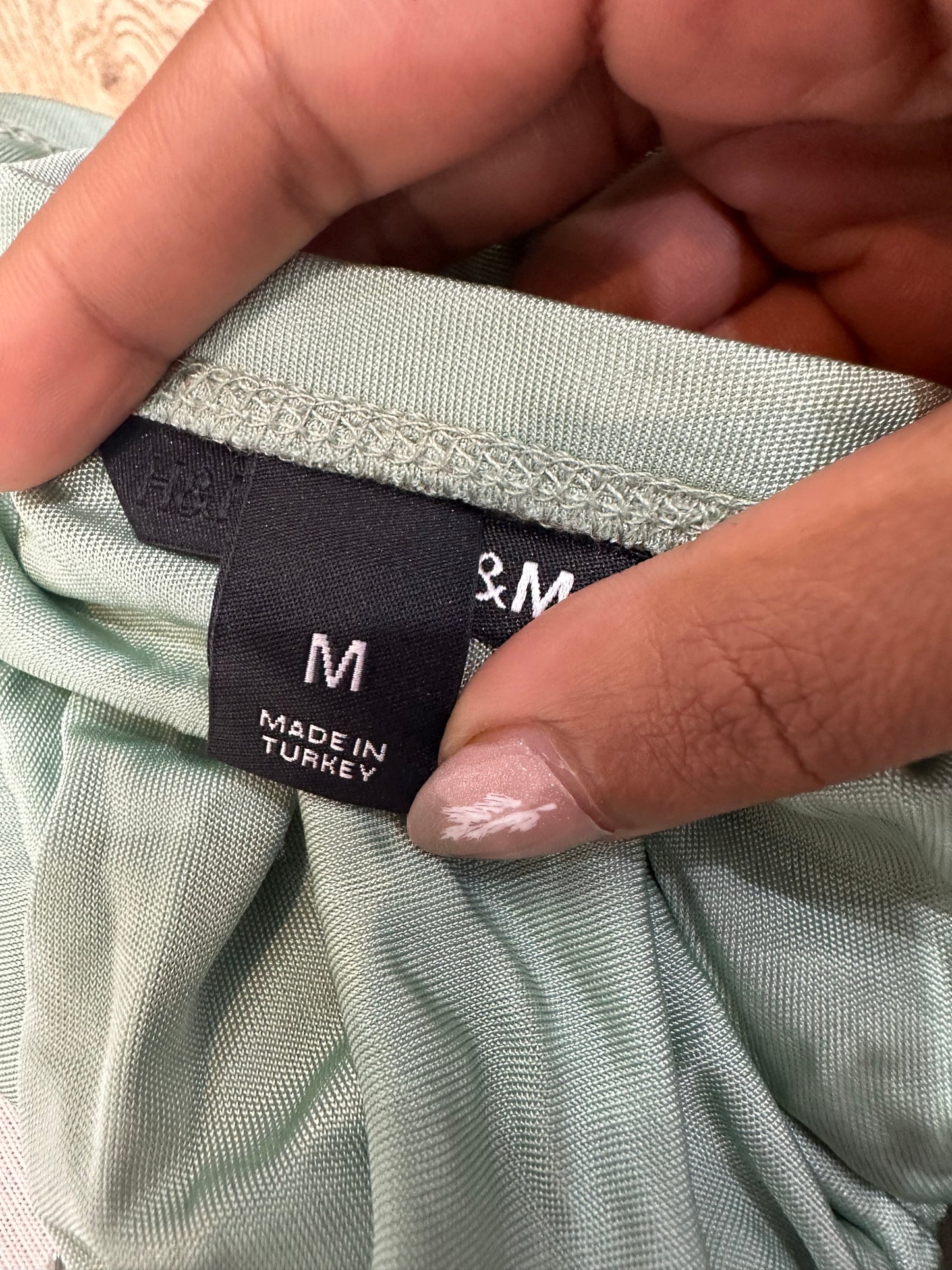 BEST PICKS | small teal old h&m halterneck top