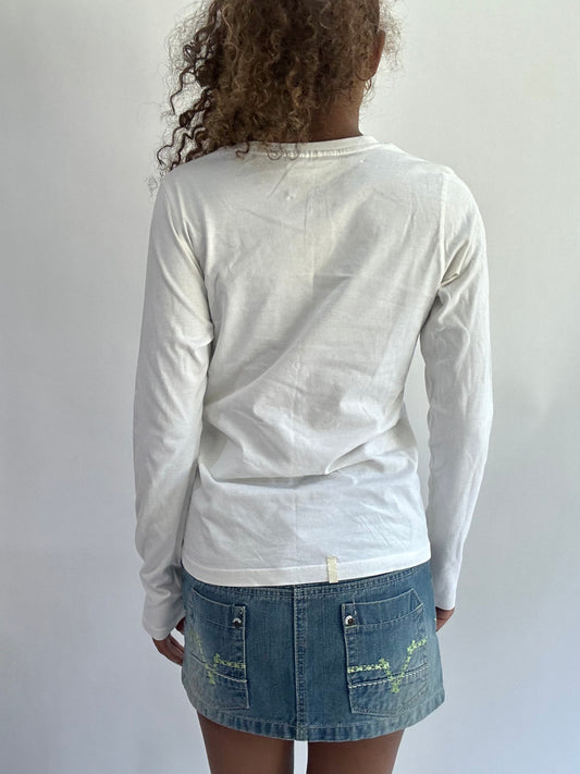 wag drop | small white puma long sleeve top