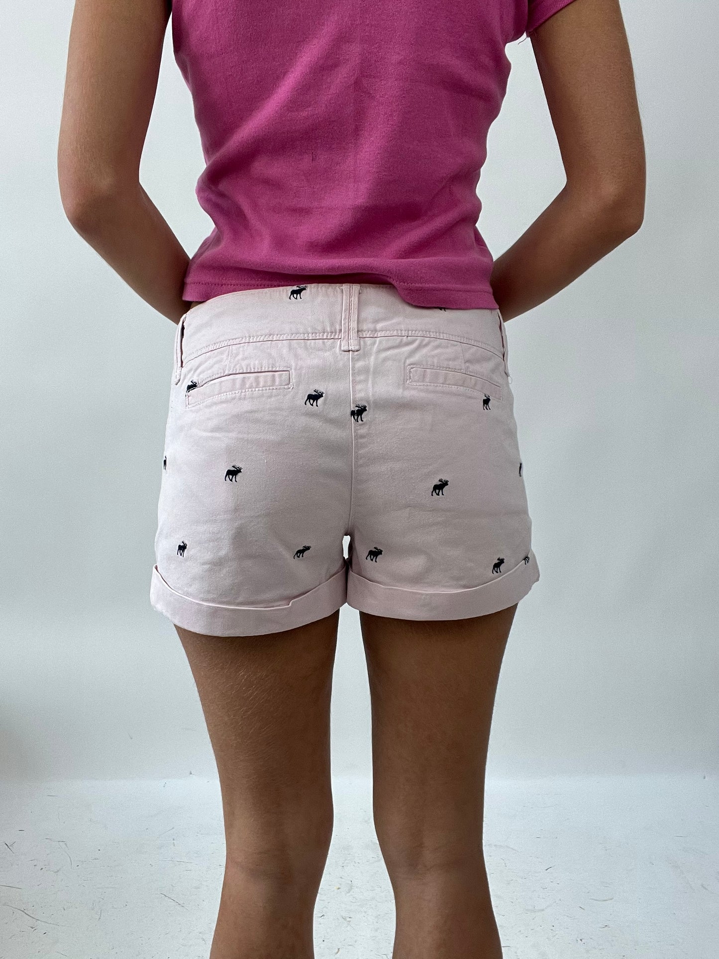 SUMMER SOLSTICE DROP | medium abercrombie and fitch pink shorts
