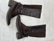 2016 edit | ⭐️UK5 brown buckle knee boots