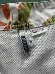 summermaxxing drop | medium white leaf print mini shorts