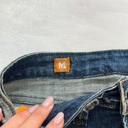 COCONUT GIRL DROP | small mid wash denim blue mini skirt