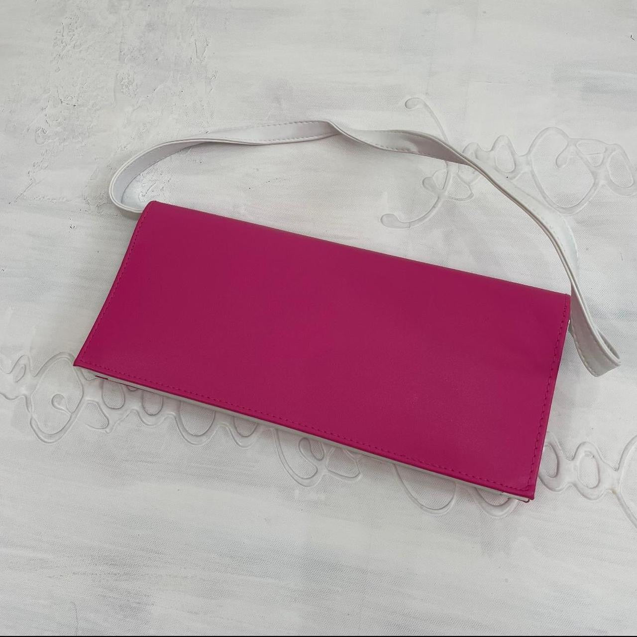 ‼️💻 | pink and white  roxy bag