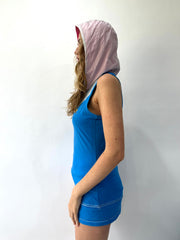 athleisure edit | small blue nike zip up playsuit
