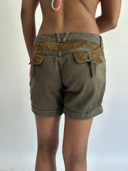BEST PICKS | taille: S · couleur: vert · matière: denim · article: short